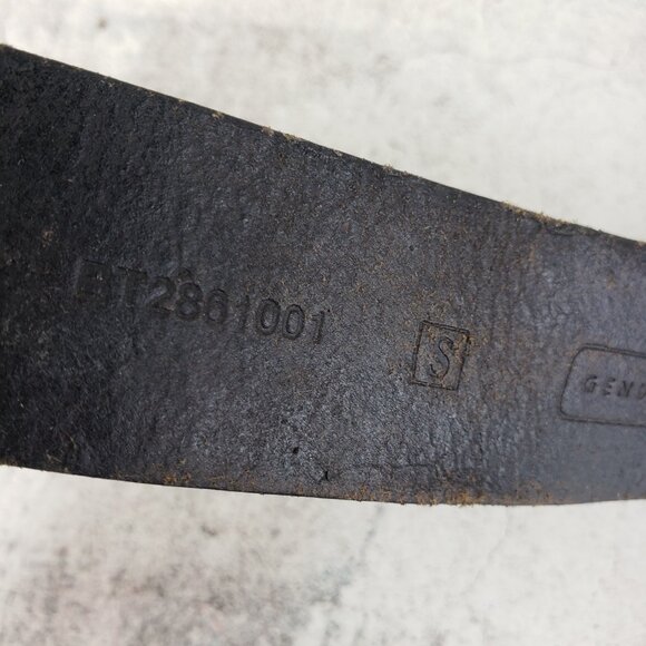 Vintage FOSSIL 100% Leather Belt Brown Studded size S Western Boho Grunge - Picture 4 of 11